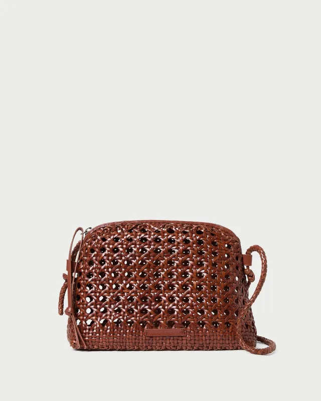 Mallory Saddle Open-Weave Crossbody sold by Loeffler Randall