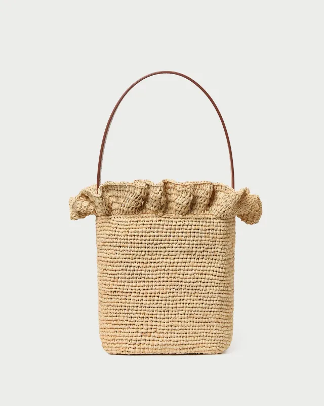 Laith Natural Crochet Bucket Bag sold by Loeffler Randall