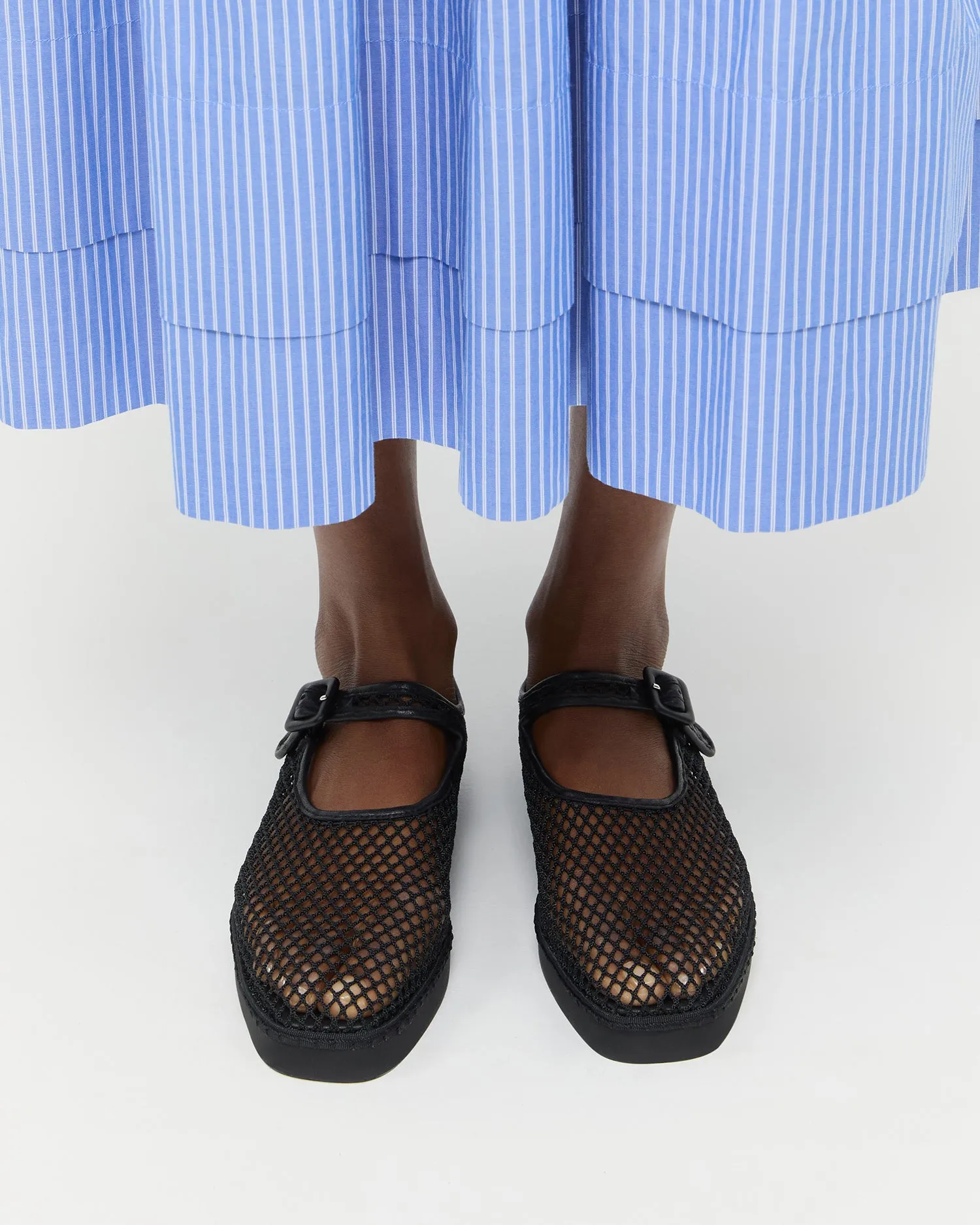 Rita Black Netted Mary Jane sold by Loeffler Randall product image thumbnail 2