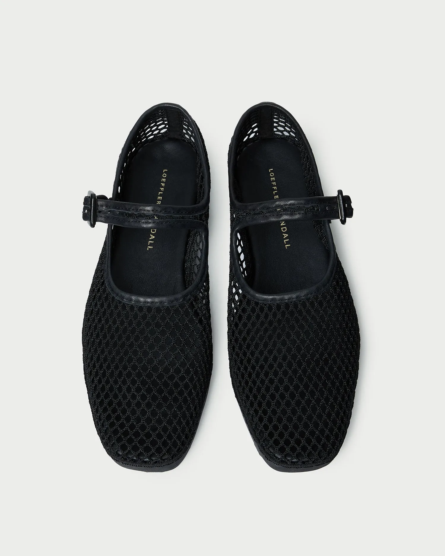 Rita Black Netted Mary Jane sold by Loeffler Randall