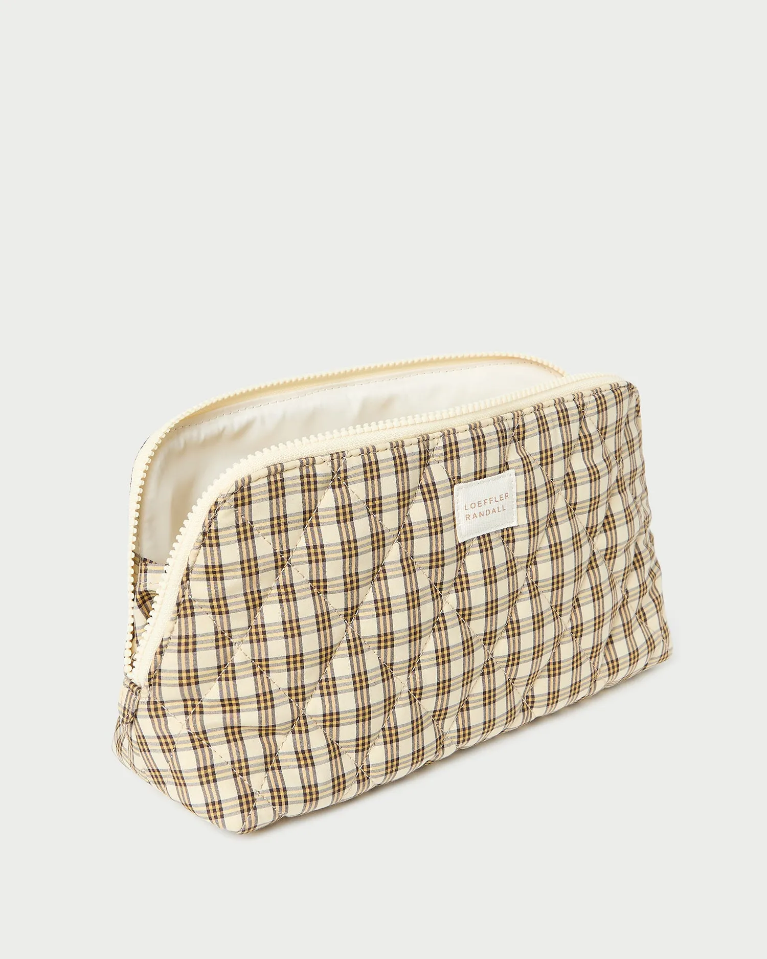 Frances Butter Plaid Cosmetic Pouch sold by Loeffler Randall product image thumbnail 3