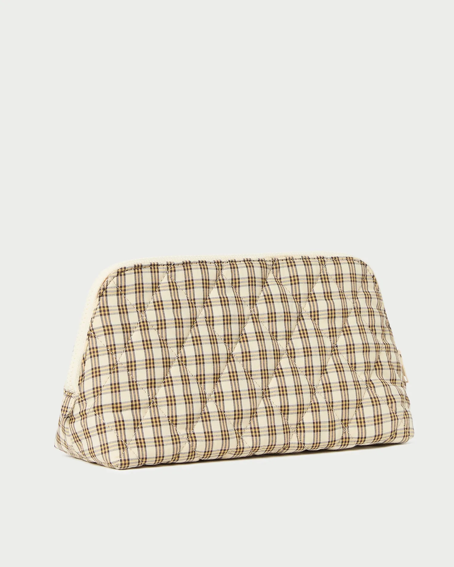 Frances Butter Plaid Cosmetic Pouch sold by Loeffler Randall product image thumbnail 2