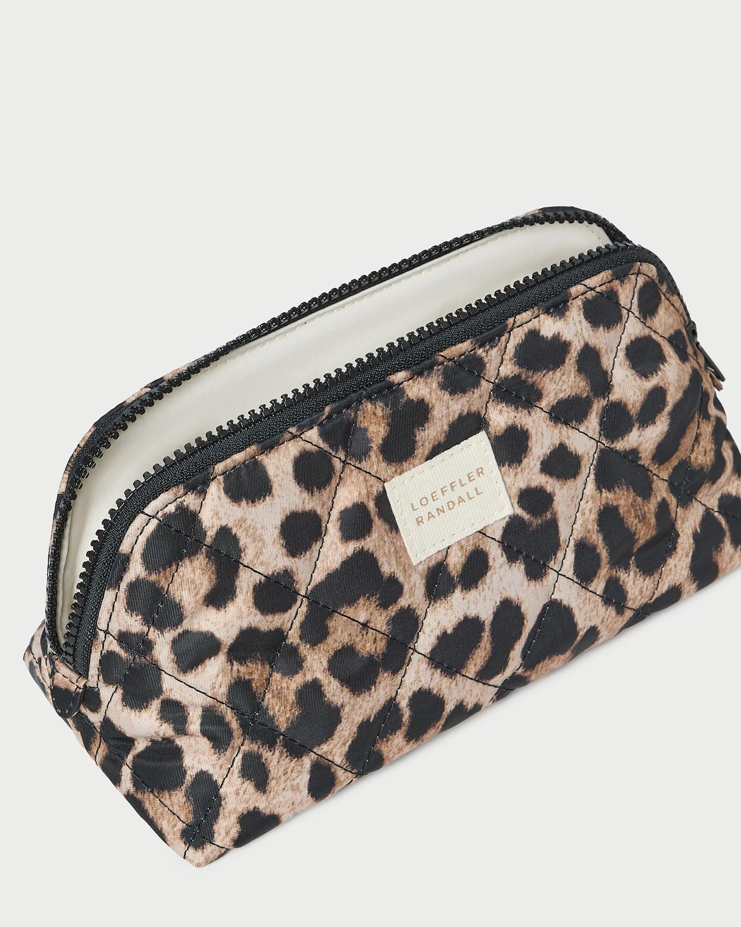 Georgette Brown/Leopard Mini Cosmetic Pouch sold by Loeffler Randall product image thumbnail 3