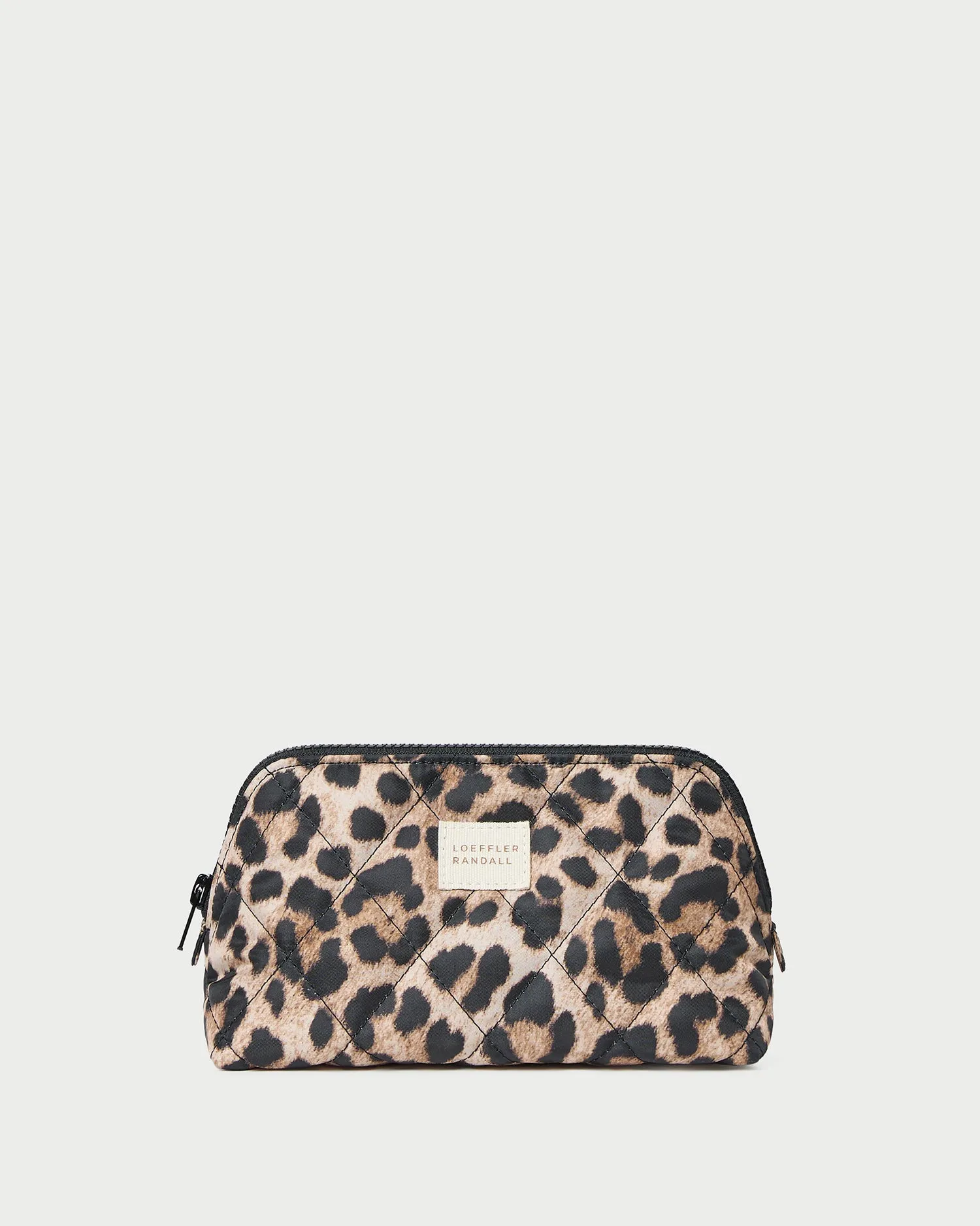 Georgette Brown/Leopard Mini Cosmetic Pouch sold by Loeffler Randall