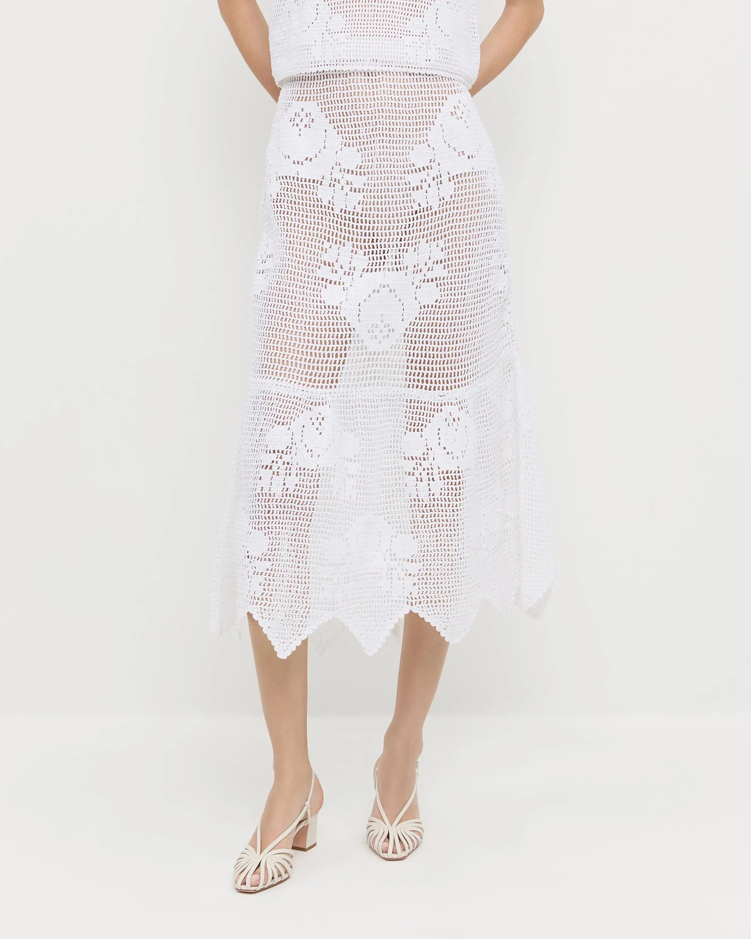 Sullivan Crochet Skirt sold by Loeffler Randall