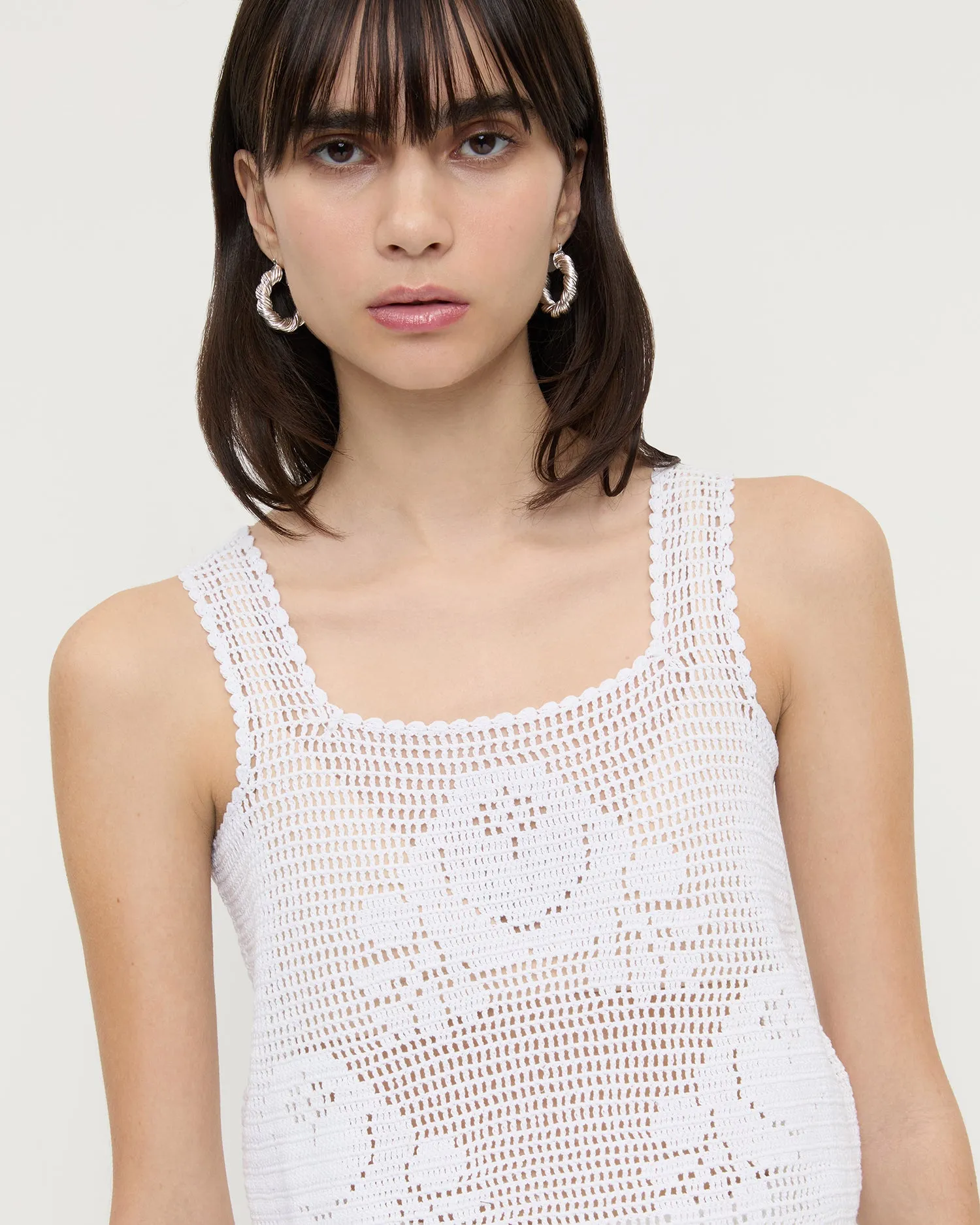 Aurelie Crochet Top sold by Loeffler Randall product image thumbnail 3
