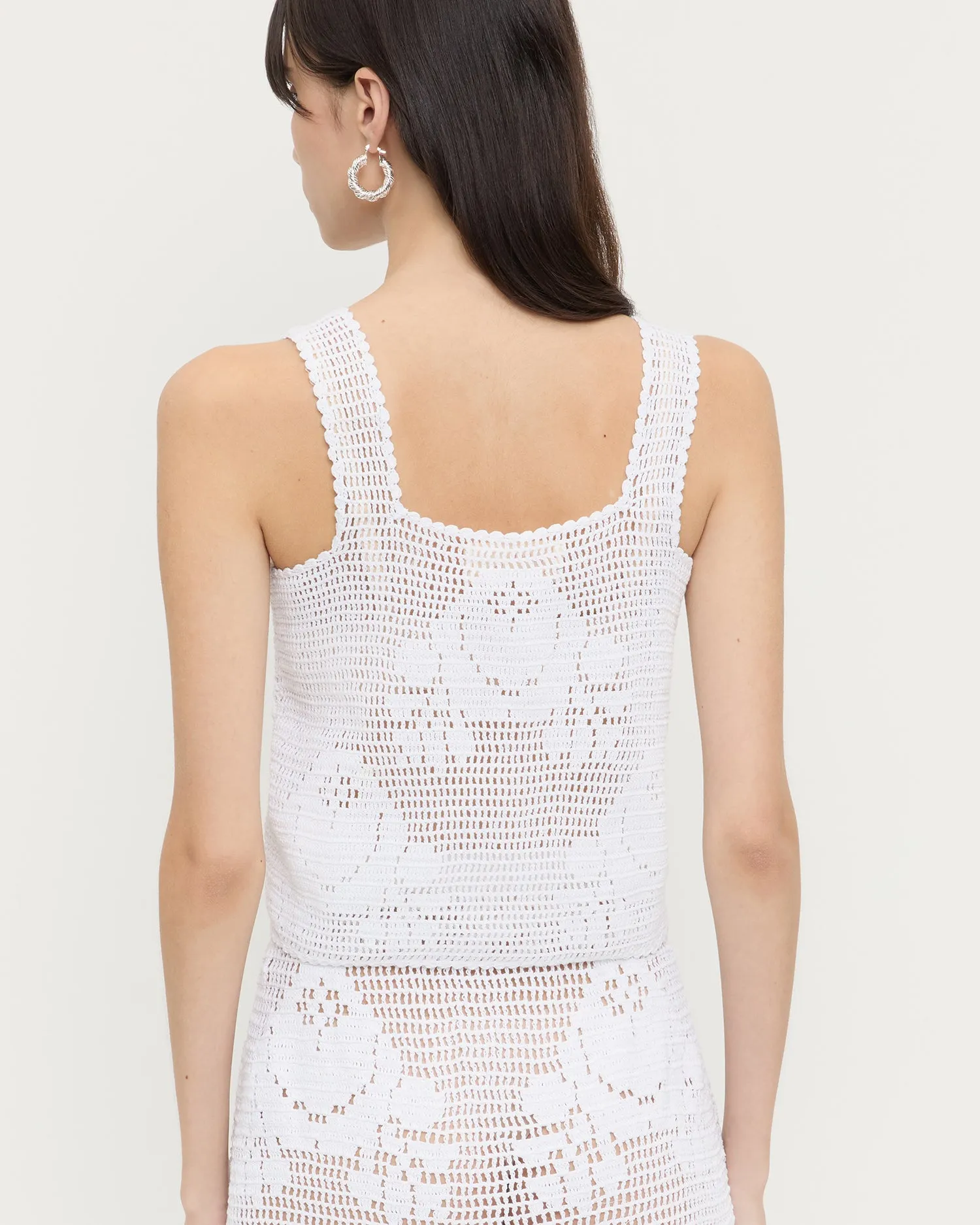 Aurelie Crochet Top sold by Loeffler Randall product image thumbnail 2