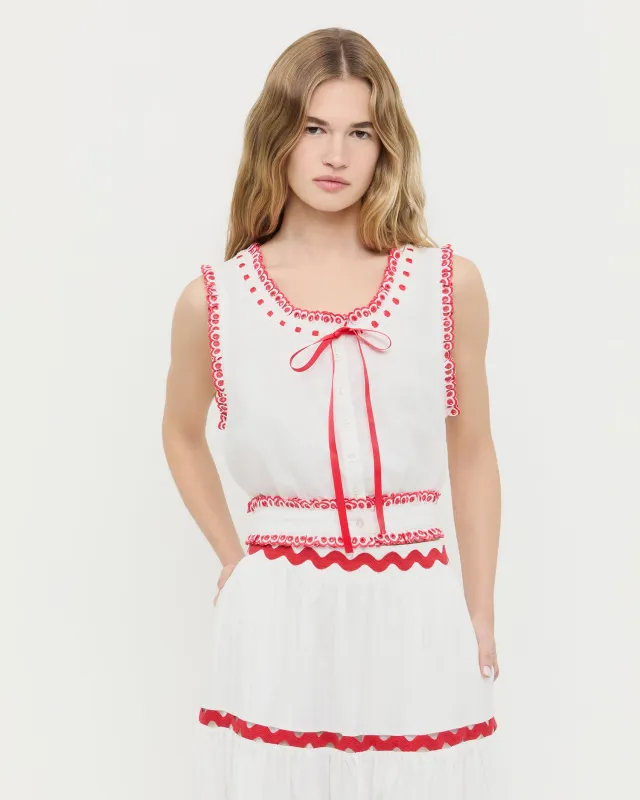 Veda Top made by Loeffler Randall