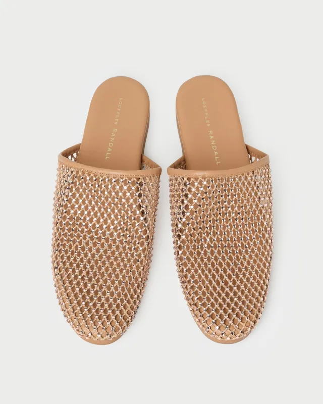 Roni Dune/Crystal Netted Slide made by Loeffler Randall