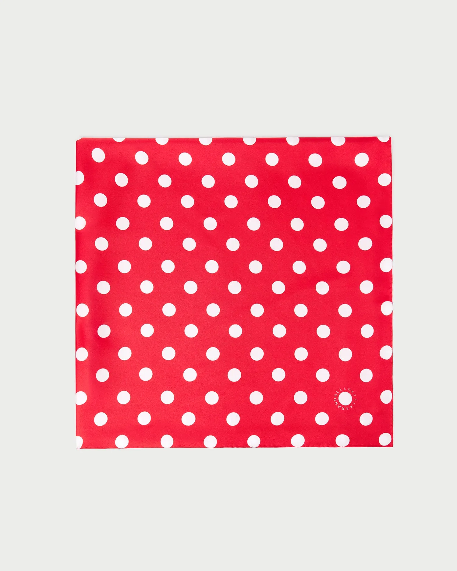 Beverly Red/White Silk Scarf sold by Loeffler Randall product image thumbnail 3