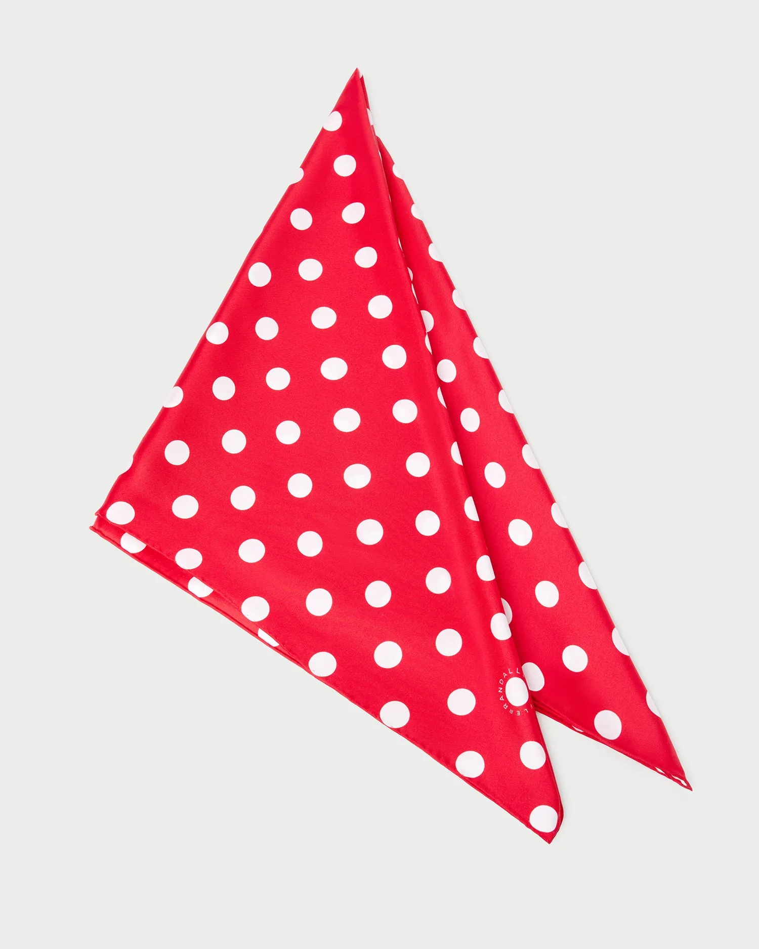 Beverly Red/White Silk Scarf sold by Loeffler Randall product image thumbnail 2
