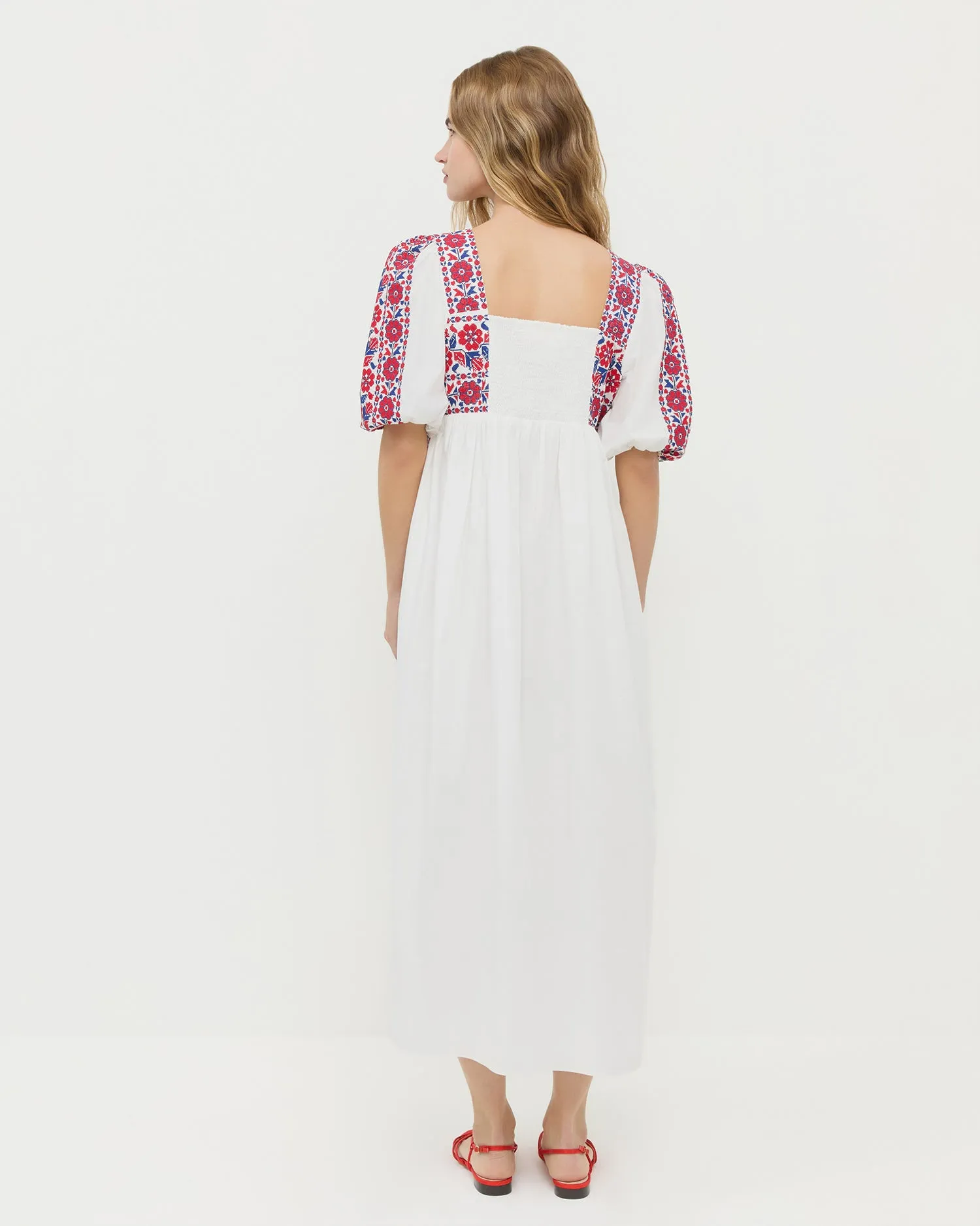 Lotus Embroidered Dress sold by Loeffler Randall product image thumbnail 3