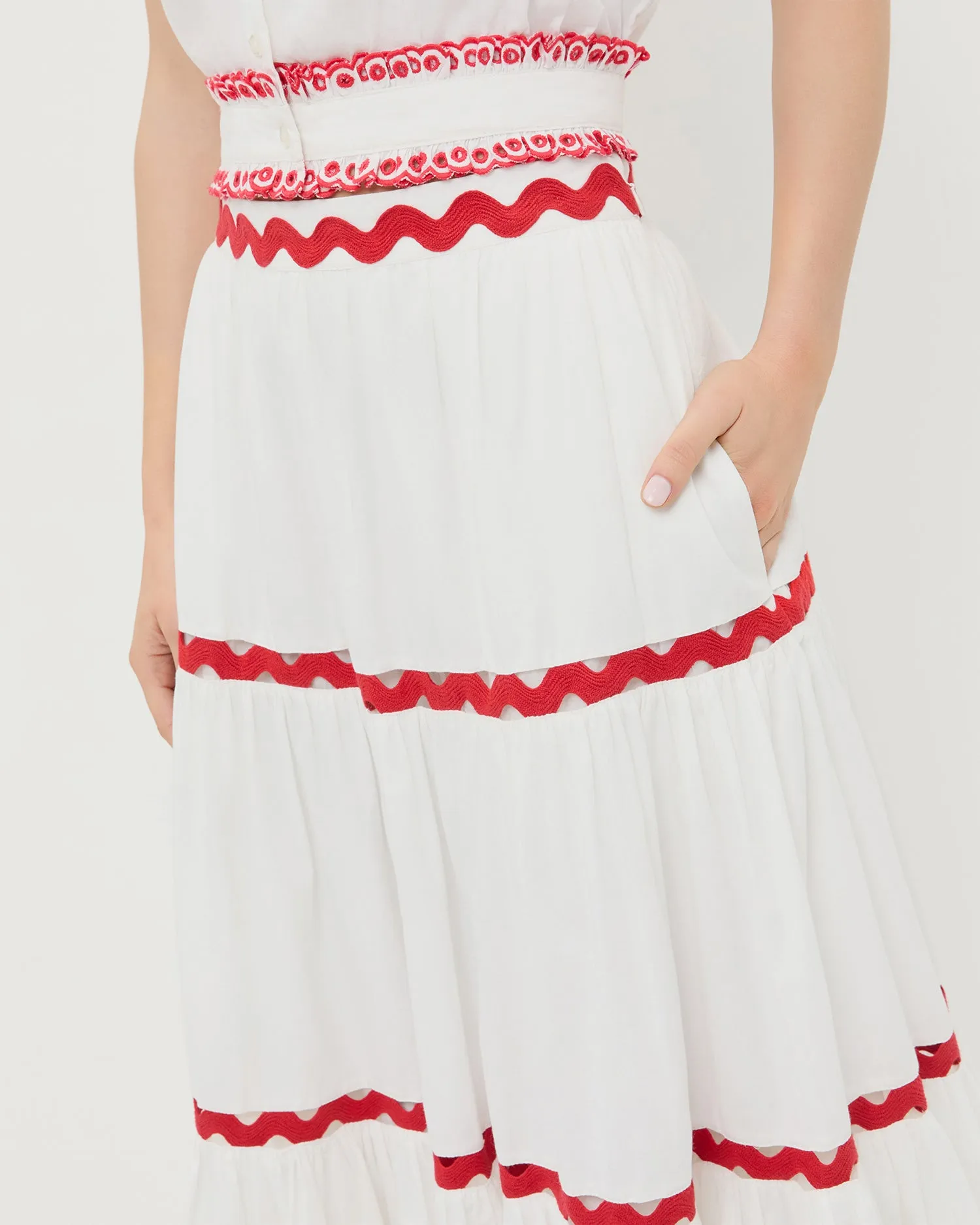 Aimee Skirt sold by Loeffler Randall product image thumbnail 4