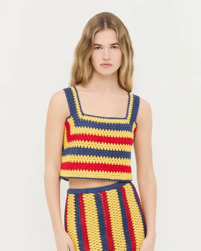 Prescott Crochet Top made by Loeffler Randall