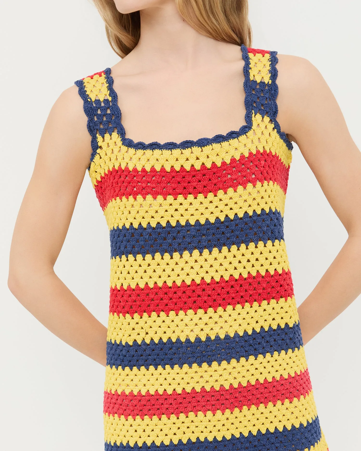 Helena Crochet Dress sold by Loeffler Randall product image thumbnail 4
