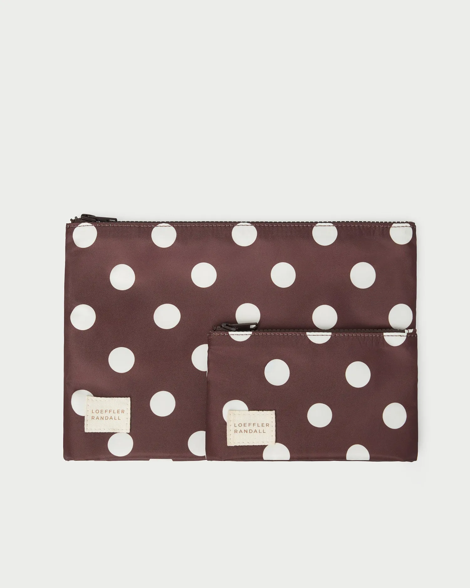Tracy Brown/Cream Pouch Set sold by Loeffler Randall
