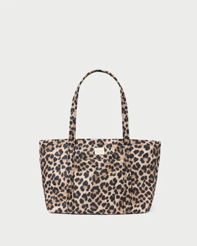 Mira Brown/Leopard Everyday Tote made by Loeffler Randall