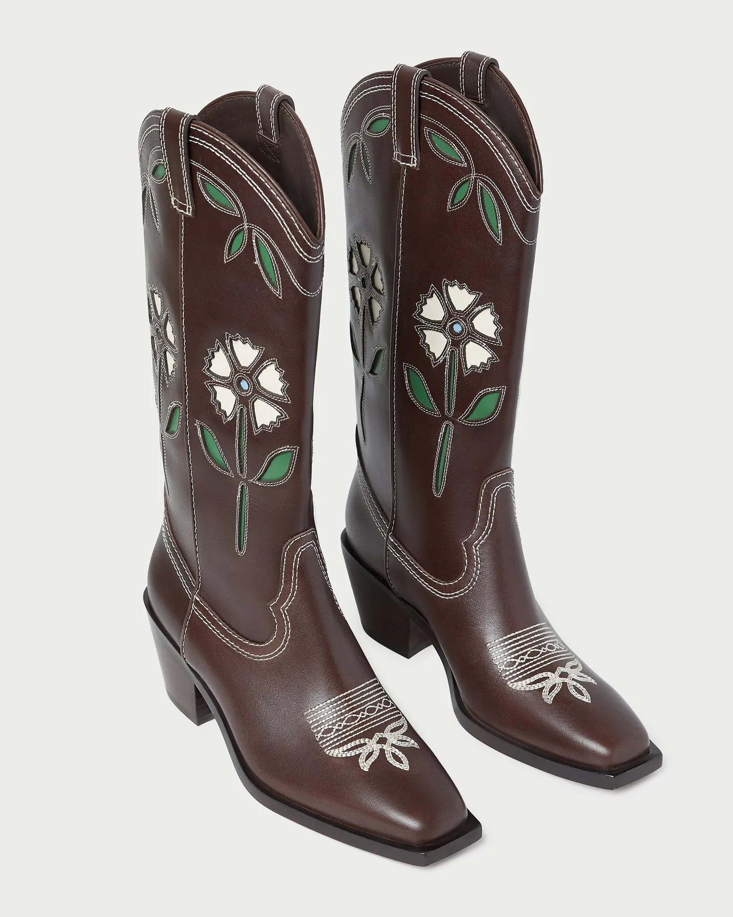 Wilder Brown Leather Tulip Boot sold by Loeffler Randall product image thumbnail 5