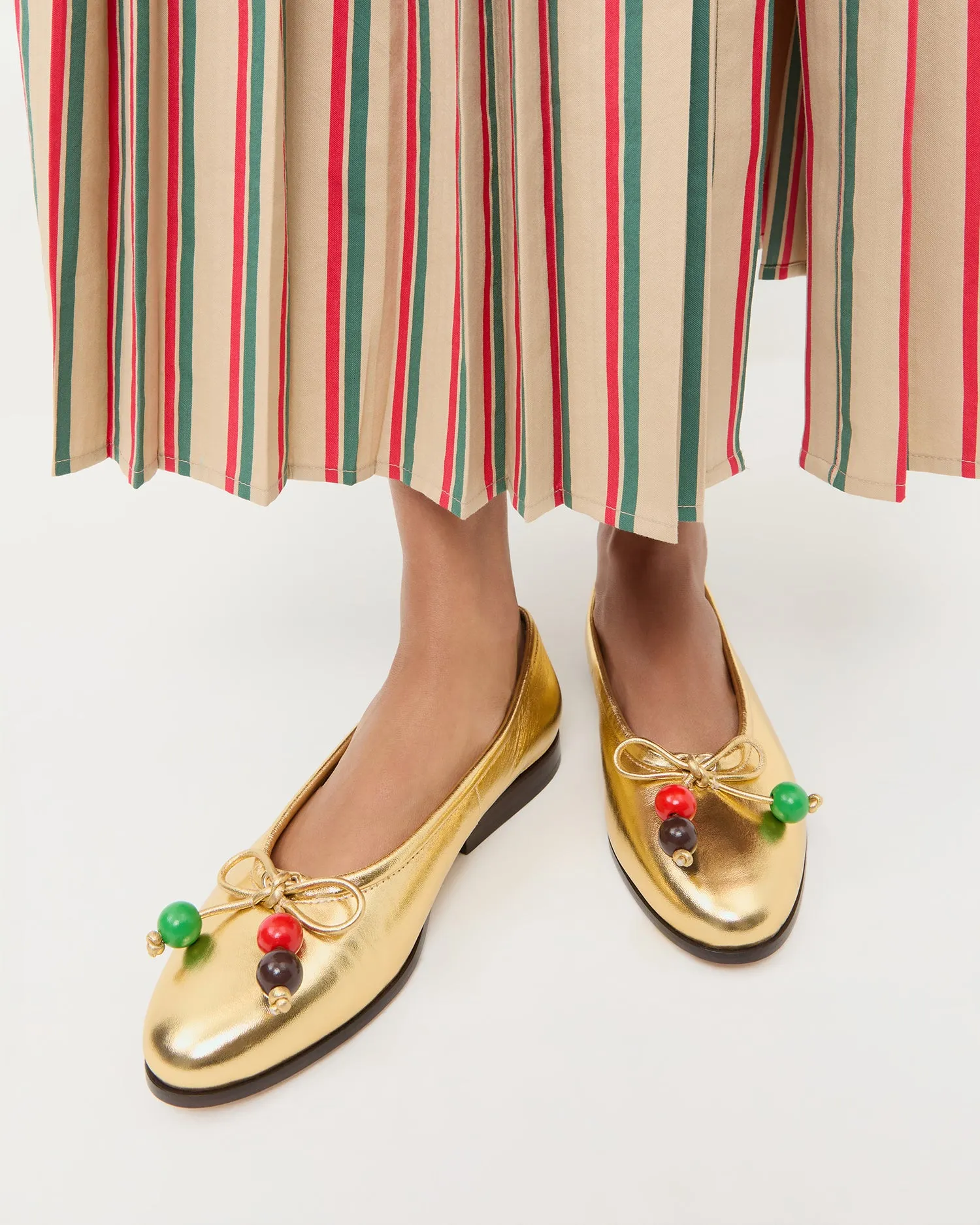 Noelle Champagne/Beads Ballet Flat sold by Loeffler Randall product image thumbnail 2