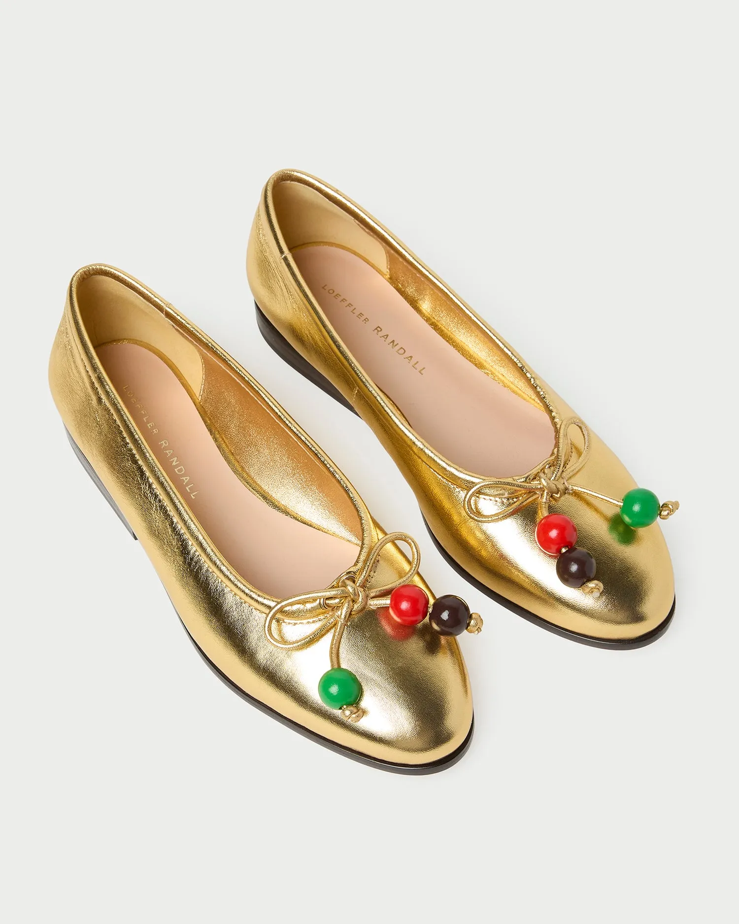 Noelle Champagne/Beads Ballet Flat sold by Loeffler Randall product image thumbnail 4