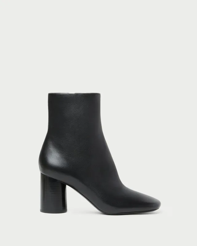 Axel Black Leather Ankle Boot made by Loeffler Randall