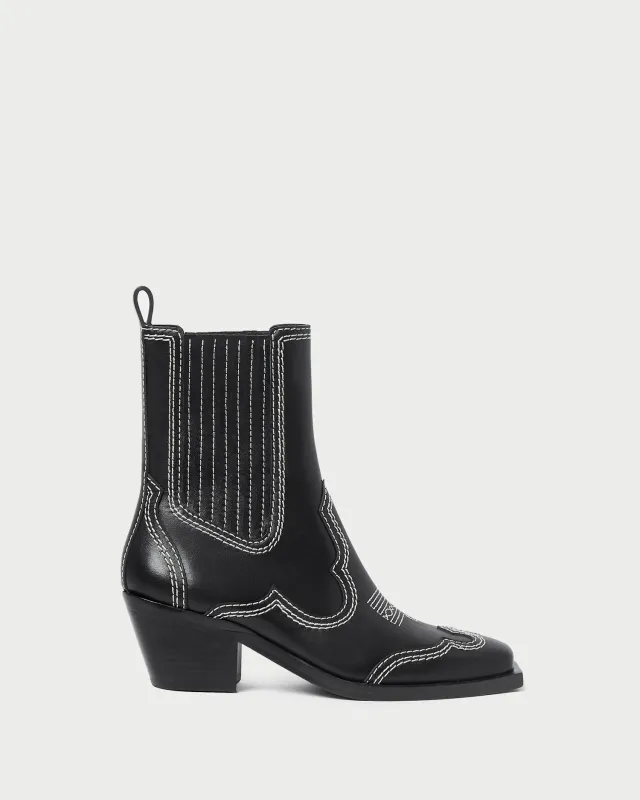 Agnes Leather Western Boot made by Loeffler Randall