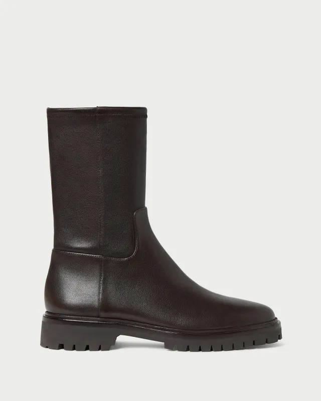 Danny Brown Leather Lug Boot made by Loeffler Randall