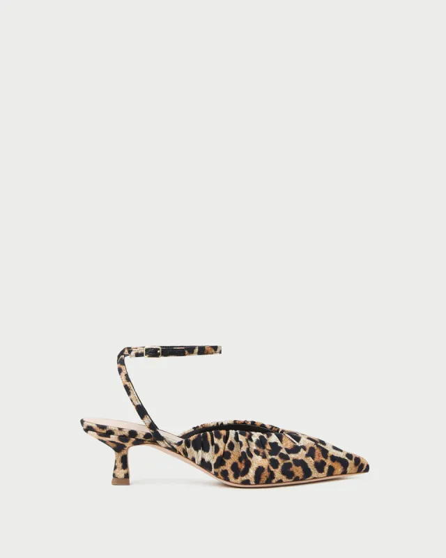 Rio Leopard Jersey Kitten Heel sold by Loeffler Randall
