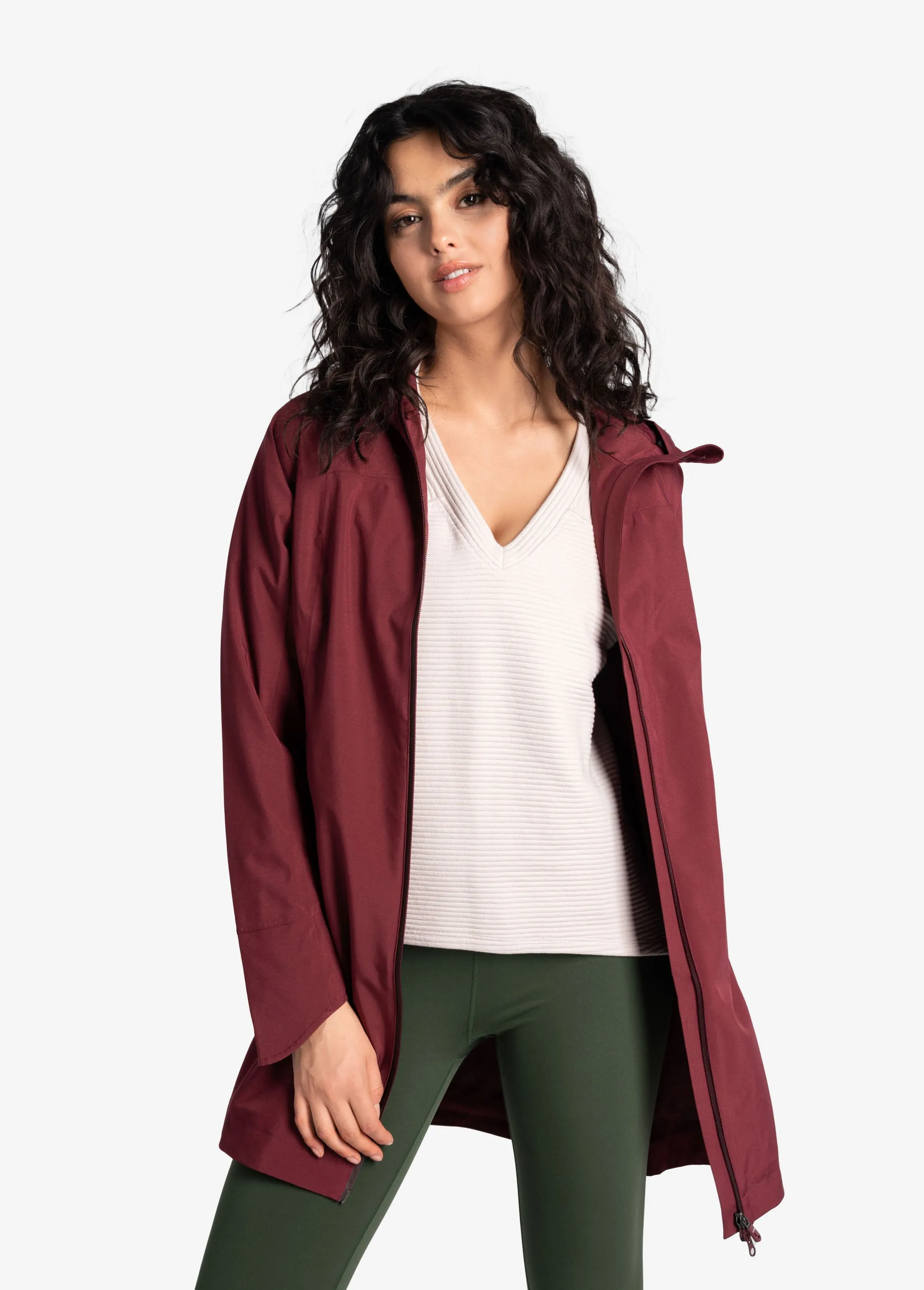 Element Long Rain Jacket sold by Lole product image thumbnail 2