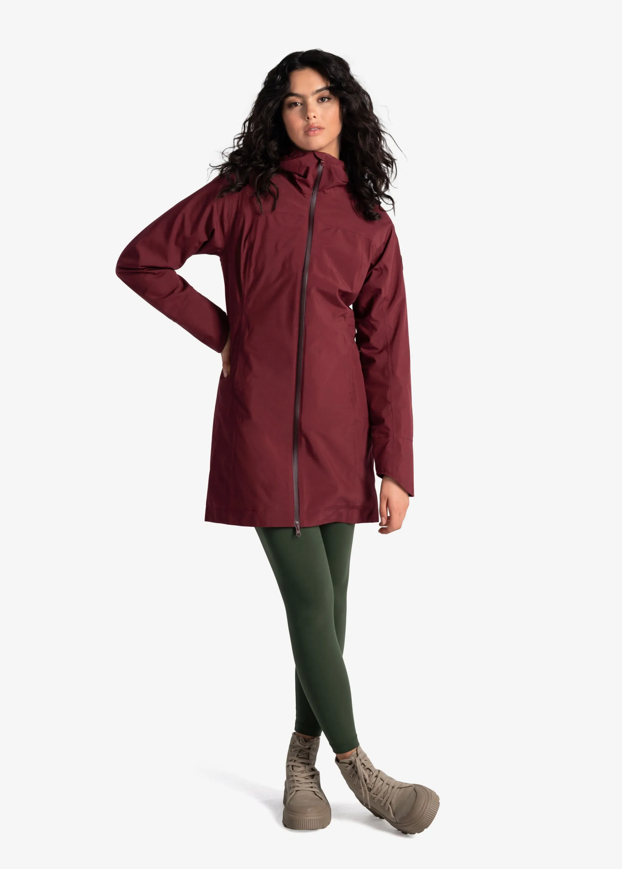 Element Long Rain Jacket sold by Lole product image thumbnail 5