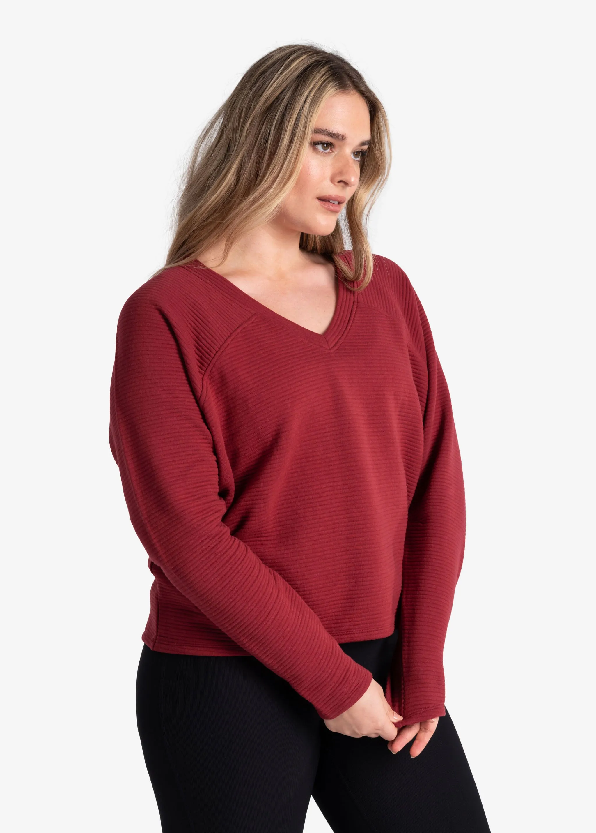 Ottoman V-Neck Pullover sold by Lole product image thumbnail 2