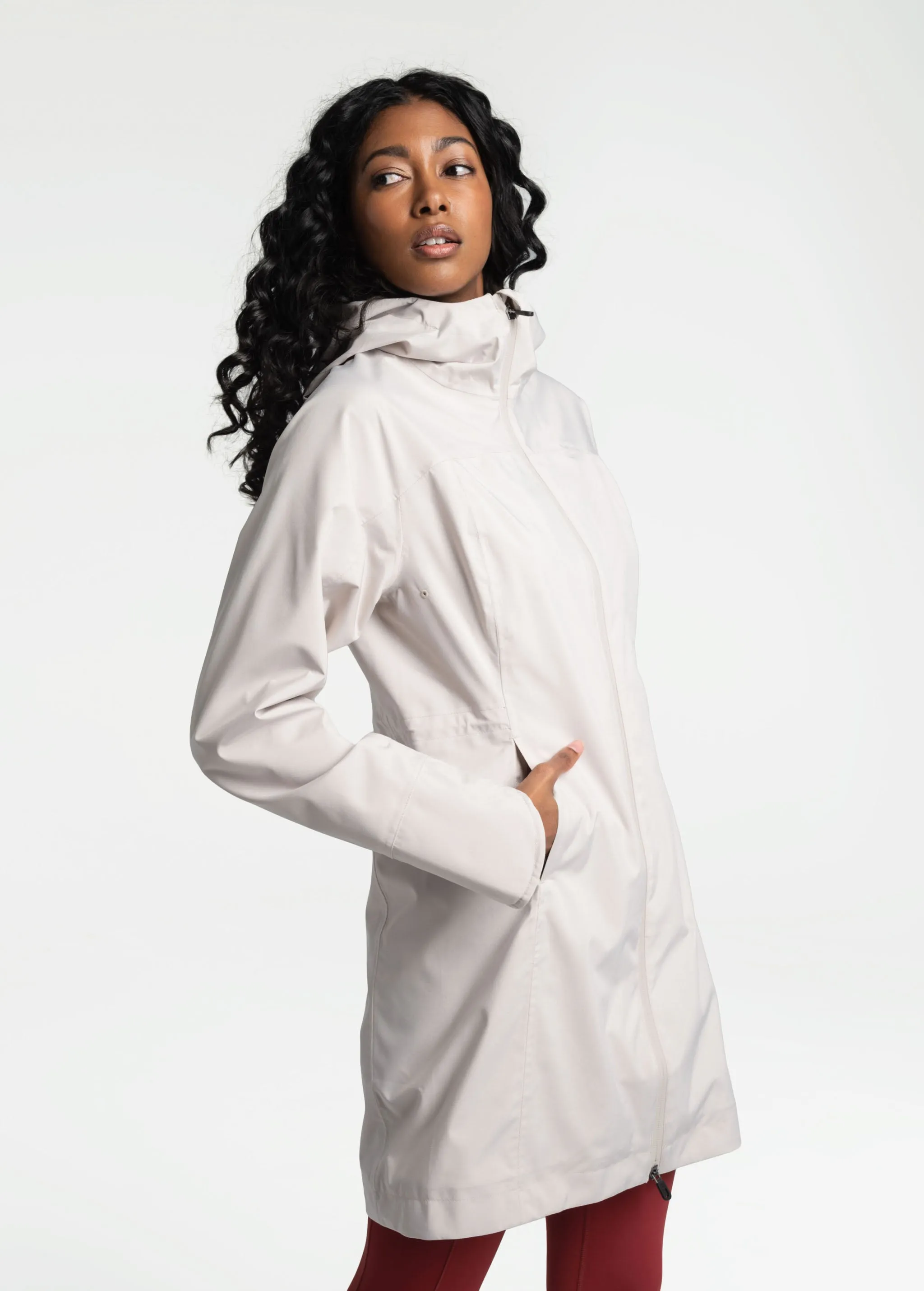 Element Long Rain Jacket sold by Lole product image thumbnail 4
