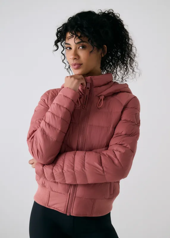 Eli Synth Down Bomber Jacket sold by Lole