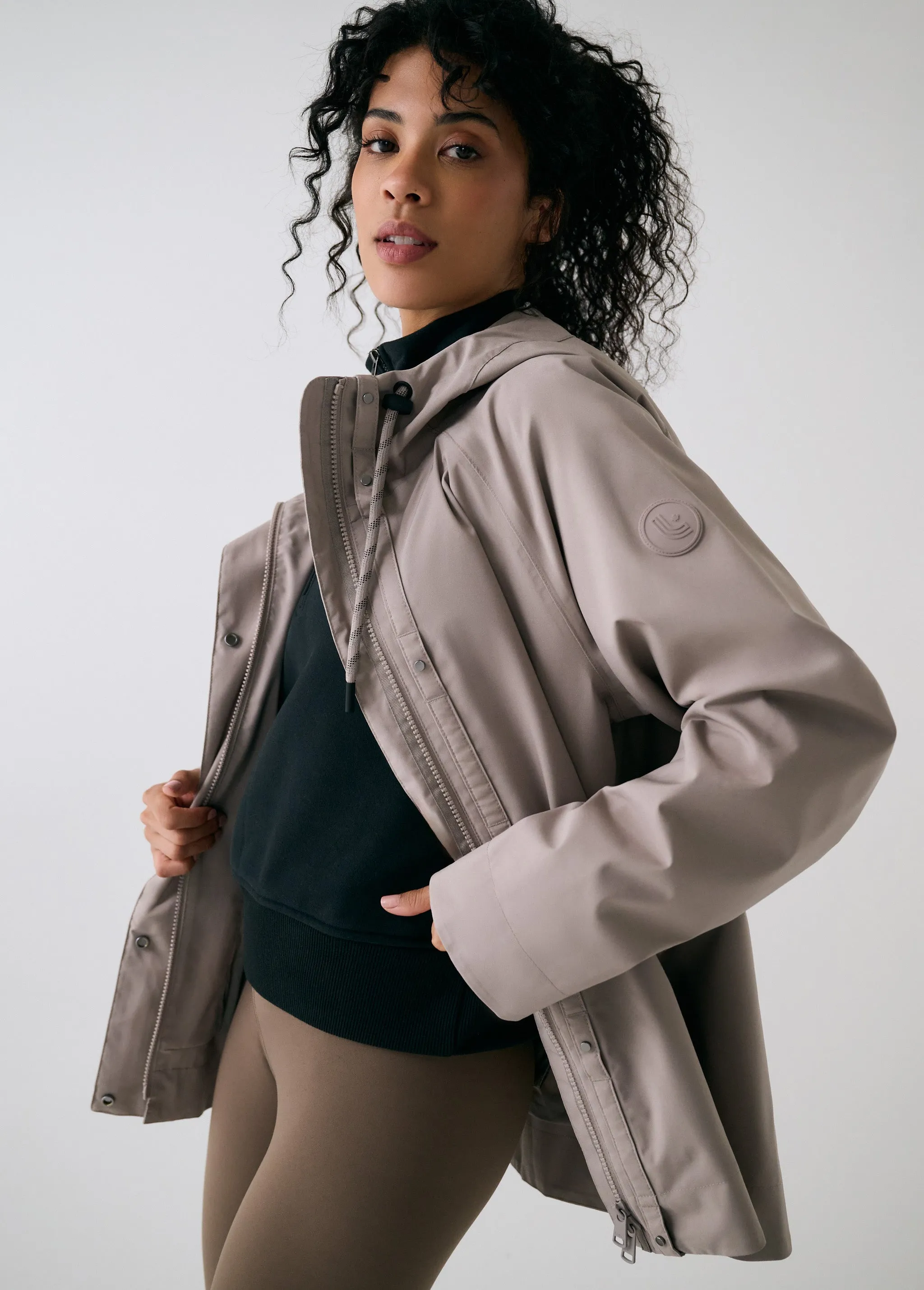 Lachine Oversized Packable Rain Jacket sold by Lole product image thumbnail 5