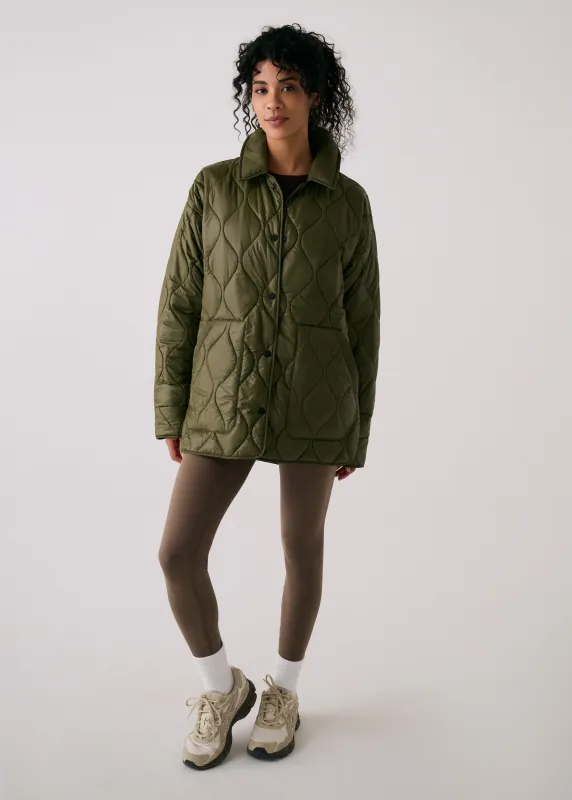 The Shacket Insulated Jacket made by Lole
