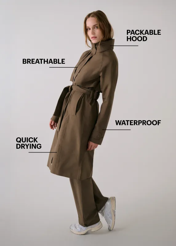 Alizé Trench Coat made by Lole