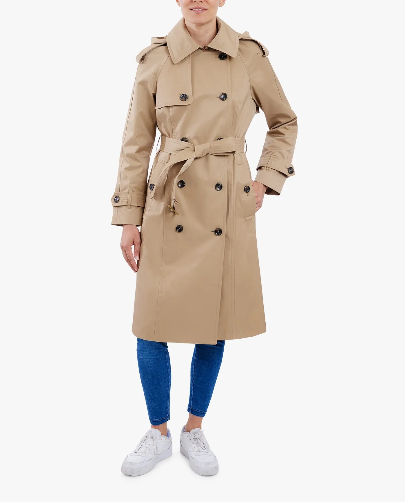 DOUBLE BREASTED RAGLAN TRENCH sold by London Fog product image thumbnail 5