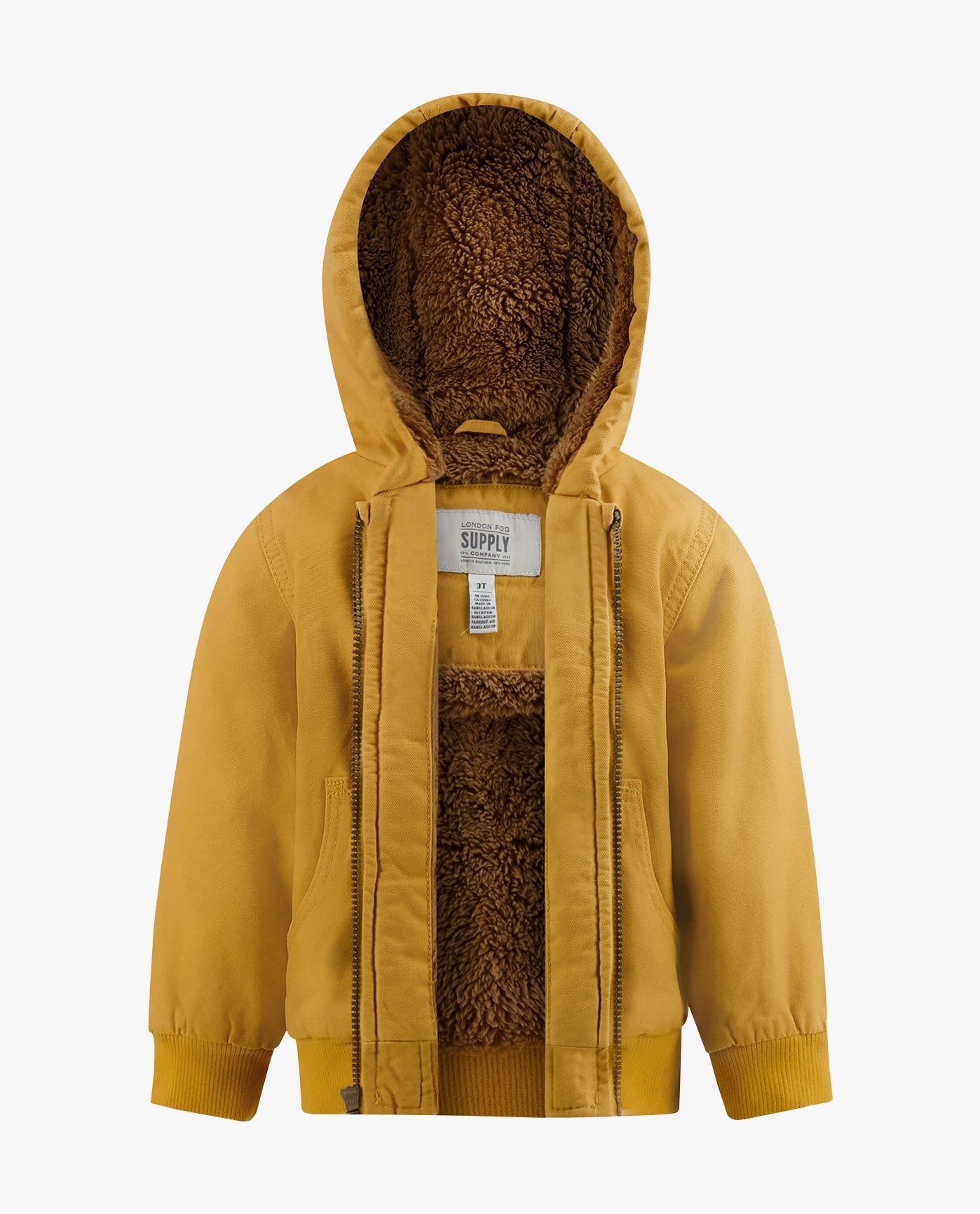 TODDLER BOYS ZIP-FRONT HOODED BOMBER sold by London Fog product image thumbnail 2