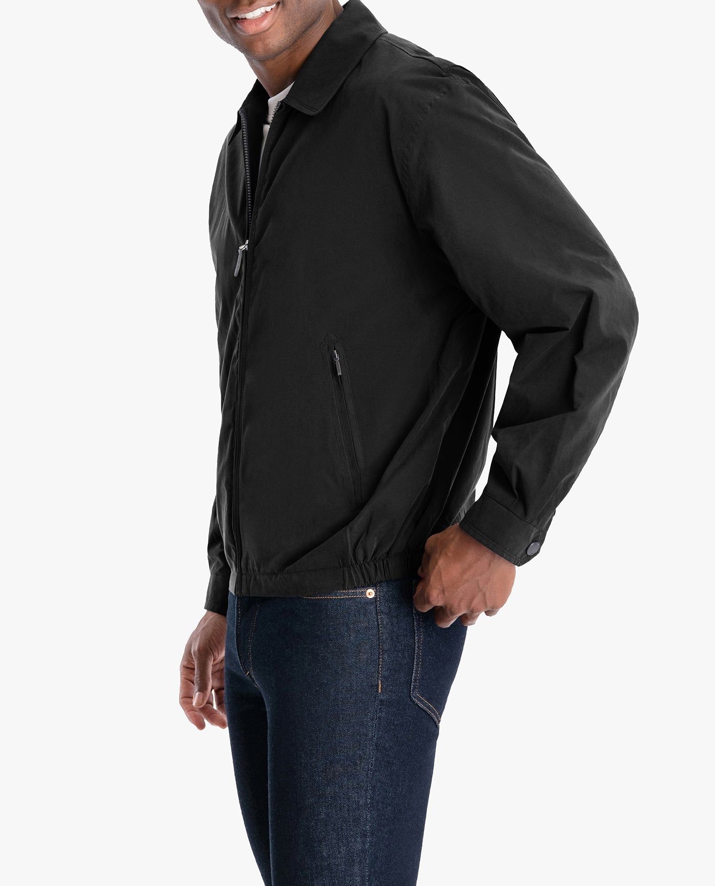 LIGHT WEIGHT ZIP FRONT GOLF JACKET sold by London Fog product image thumbnail 6