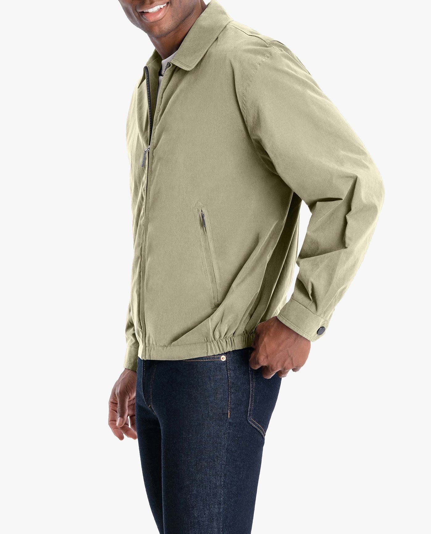 LIGHT WEIGHT ZIP FRONT GOLF JACKET sold by London Fog product image thumbnail 2
