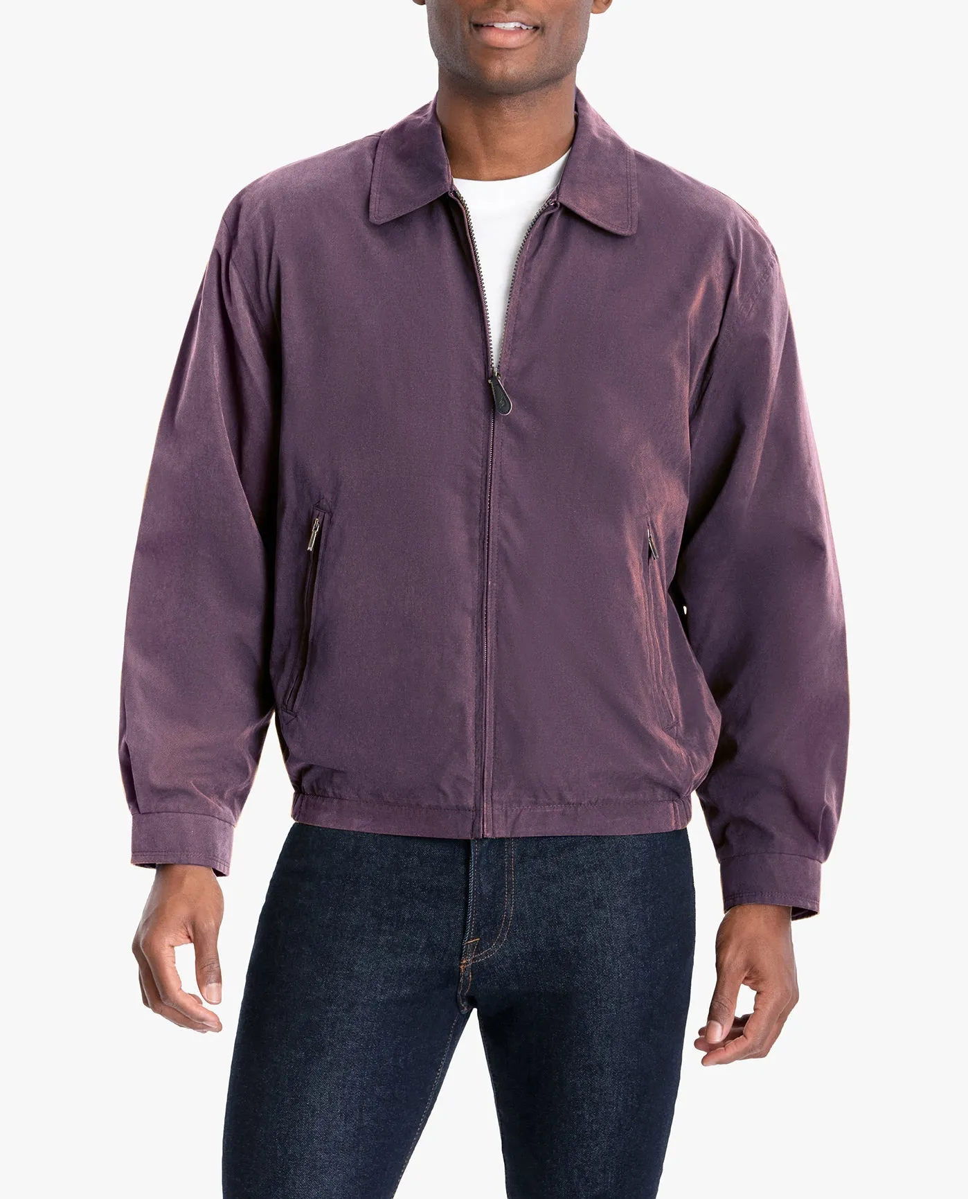 AUBURN LIGHT WEIGHT ZIP FRONT GOLF JACKET sold by London Fog product image thumbnail 4