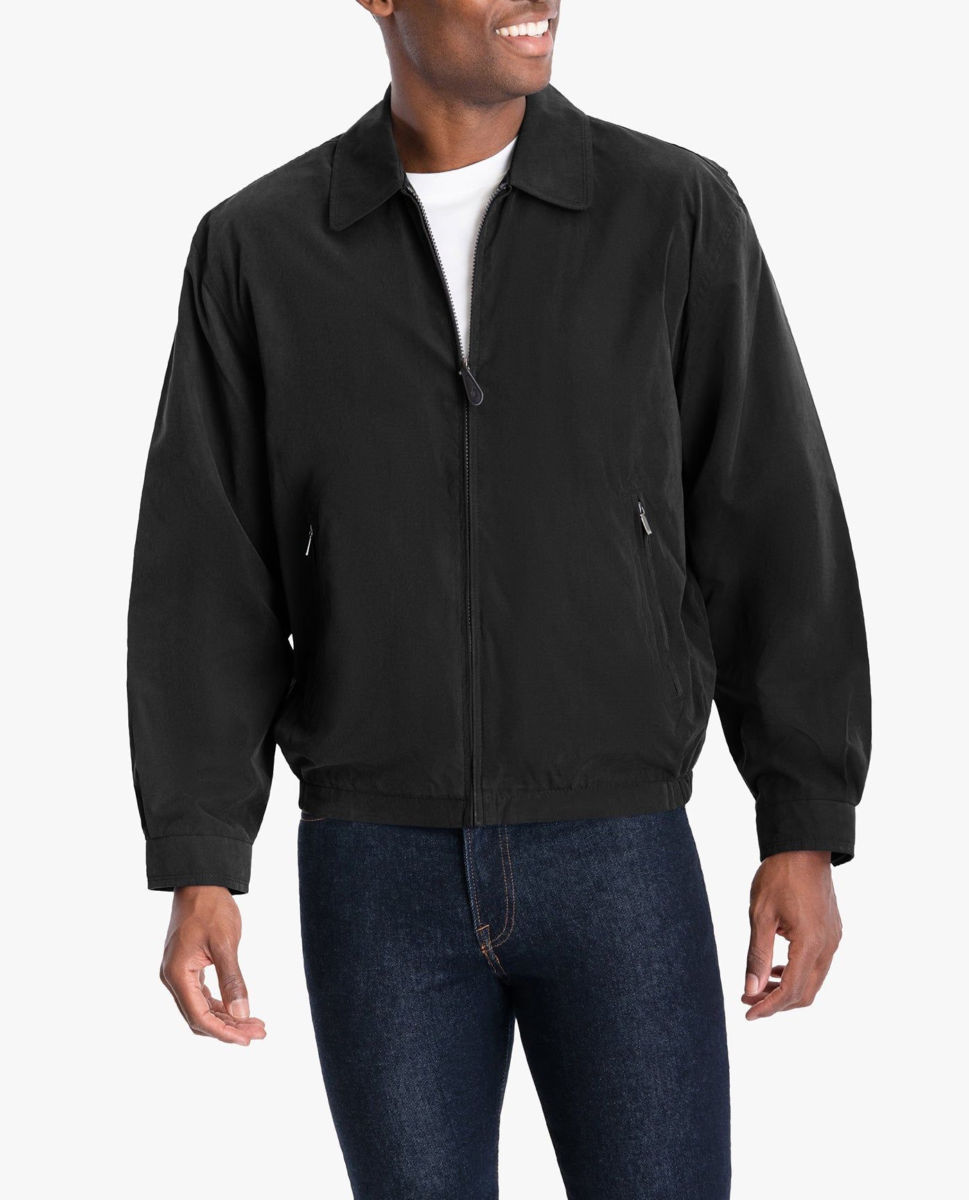 LIGHT WEIGHT ZIP FRONT GOLF JACKET sold by London Fog product image thumbnail 5