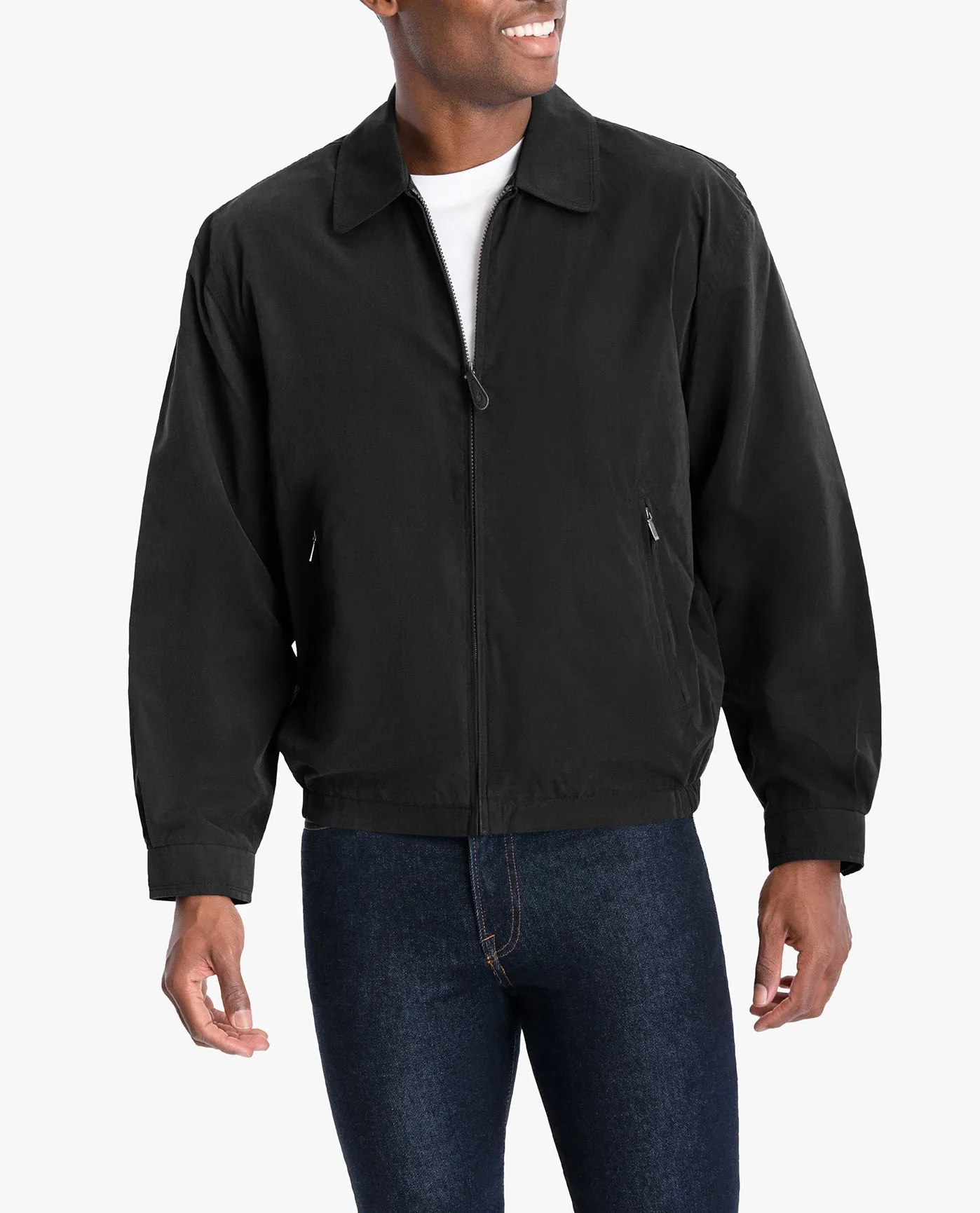 AUBURN LIGHT WEIGHT ZIP FRONT GOLF JACKET sold by London Fog product image thumbnail 3