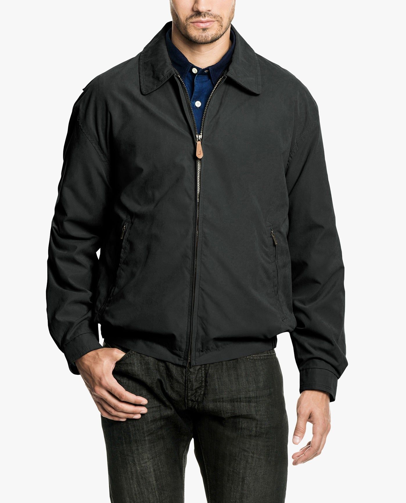 LIGHT WEIGHT ZIP FRONT GOLF JACKET sold by London Fog product image thumbnail 11