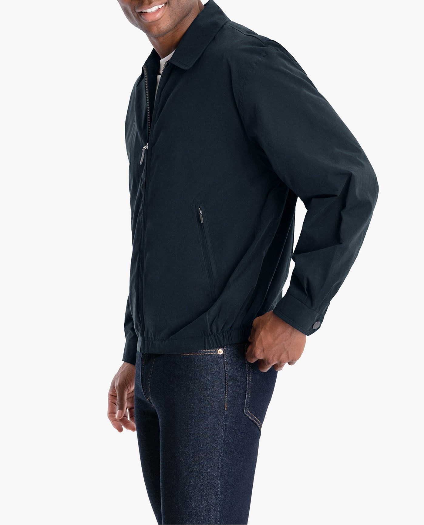 LIGHT WEIGHT ZIP FRONT GOLF JACKET sold by London Fog product image thumbnail 8