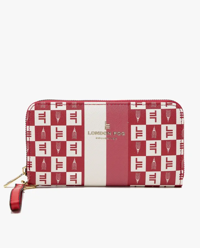 ADALIA SIGNATURE ZIP AROUND WALLET sold by London Fog