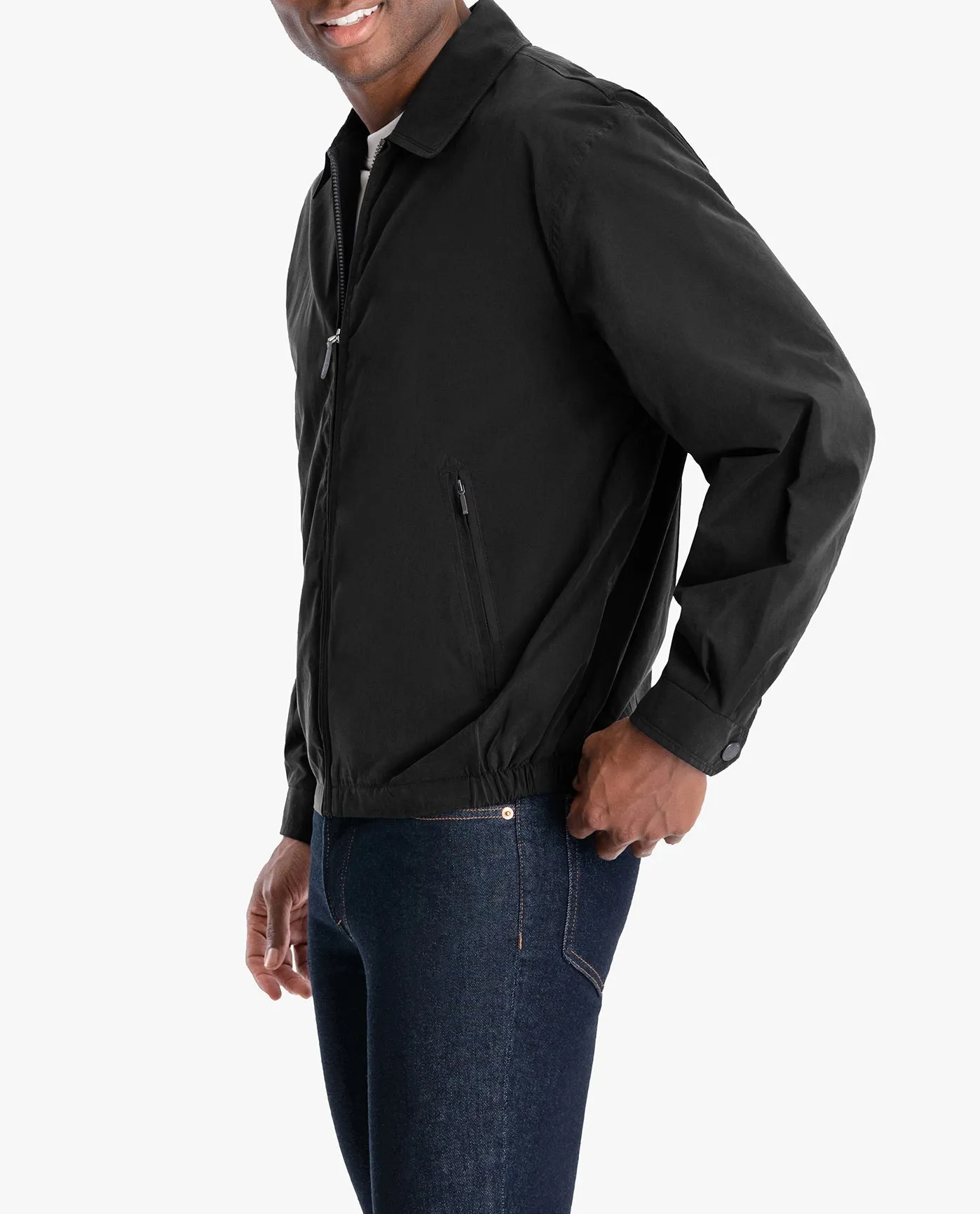 TALL MEN'S AUBURN LIGHT WEIGHT ZIP FRONT GOLF JACKET sold by London Fog product image thumbnail 3