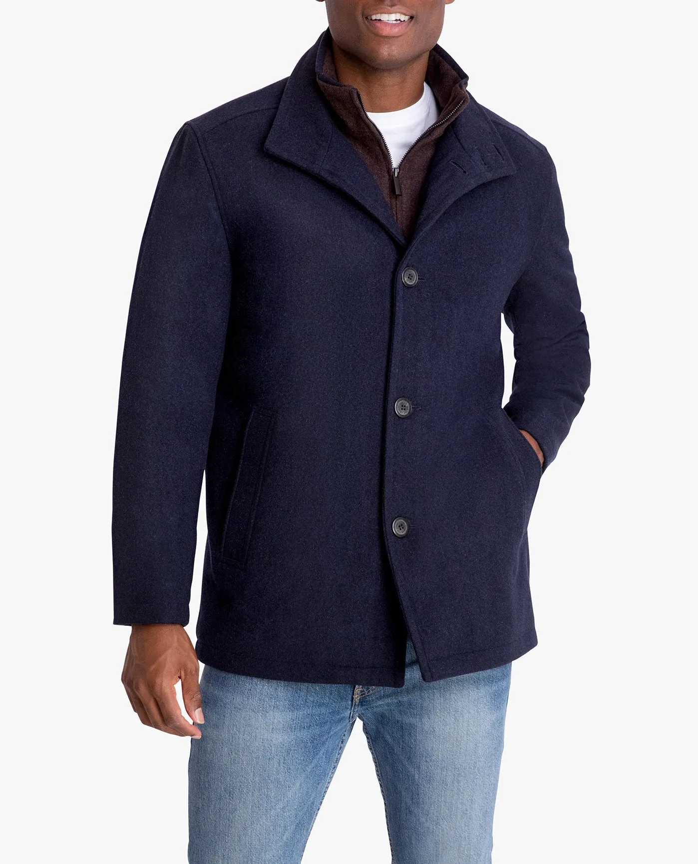 AMHERST BUTTON FRONT WOOL JACKET sold by London Fog product image thumbnail 4