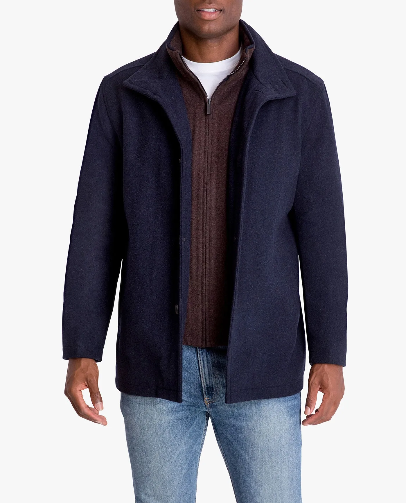 AMHERST BUTTON FRONT WOOL JACKET sold by London Fog
