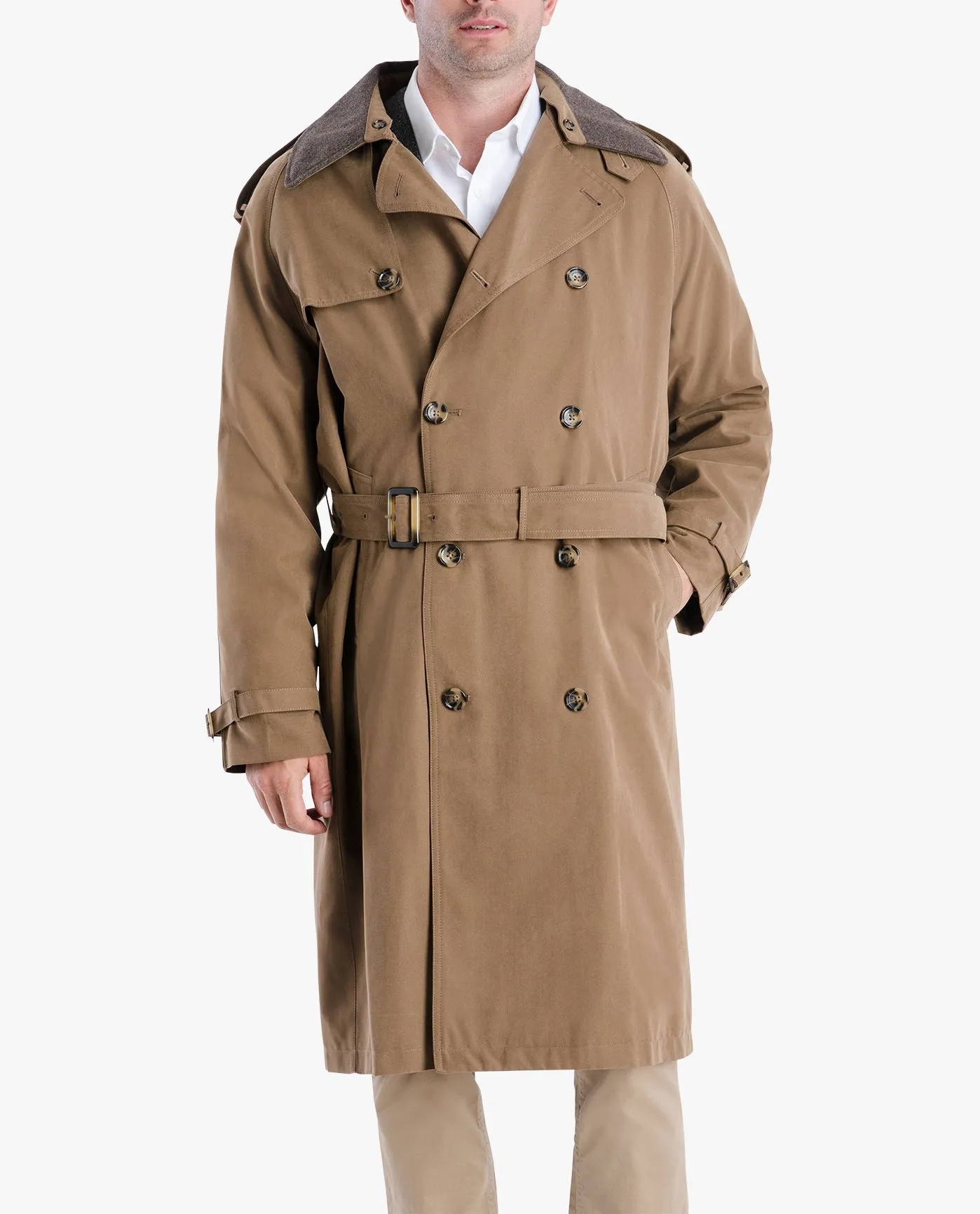 CLASSIC DOUBLE BREASTED TRENCH COAT sold by London Fog